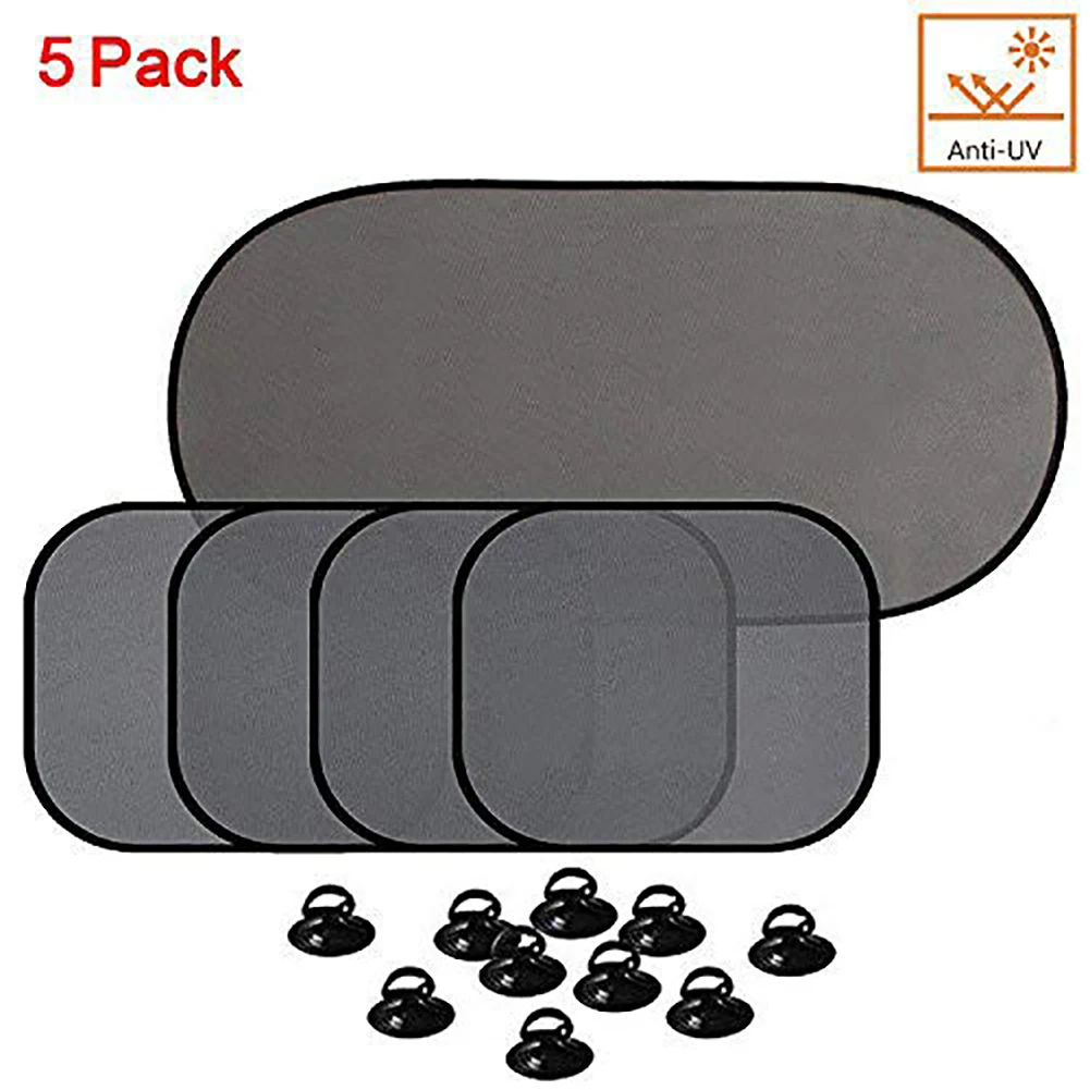 Автомобильный солнцезащитный козырек для боковых и задних окон, 5 шт., с присосками, автомобильный солнцезащитный козырек
Автомобильный солнцезащитный козырек для боковых и задних окон, 5 шт., с присосками, автомобильный солнцезащитный козырек