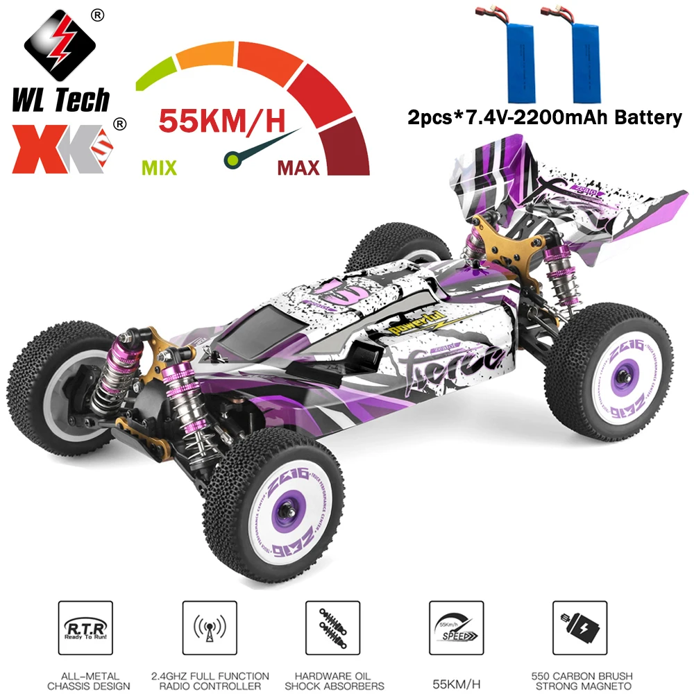 WLtoys 124019 124018 RC автомобиль 55 км/ч углеродная щетка 2 батареи 4WD электрическая высокоскоростная игрушка для внедорожника с дистанционным управлением подарок взрослым
WLtoys 124019 124018 RC автомобиль 55 км/ч углеродная щетка 2 батареи 4WD электрическая высокоскоростная игрушка для внедорожника с дистанционным управлением подарок взрослым