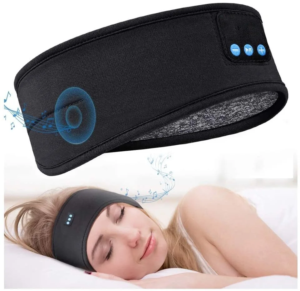 Bluetooth Sleeping Headphones Sports Headband Thin Soft Elastic Comfortable Wireless Music Earphones Eye Mask for Side Sleeper
Bluetooth Sleeping Headphones Sports Headband Thin Soft Elastic Comfortable Wireless Music Earphones Eye Mask for Side Sleeper