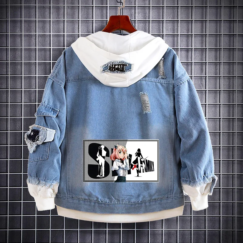 Костюм мужской джинсовый с капюшоном, из двух частей
Костюм мужской джинсовый с капюшоном, из двух частей