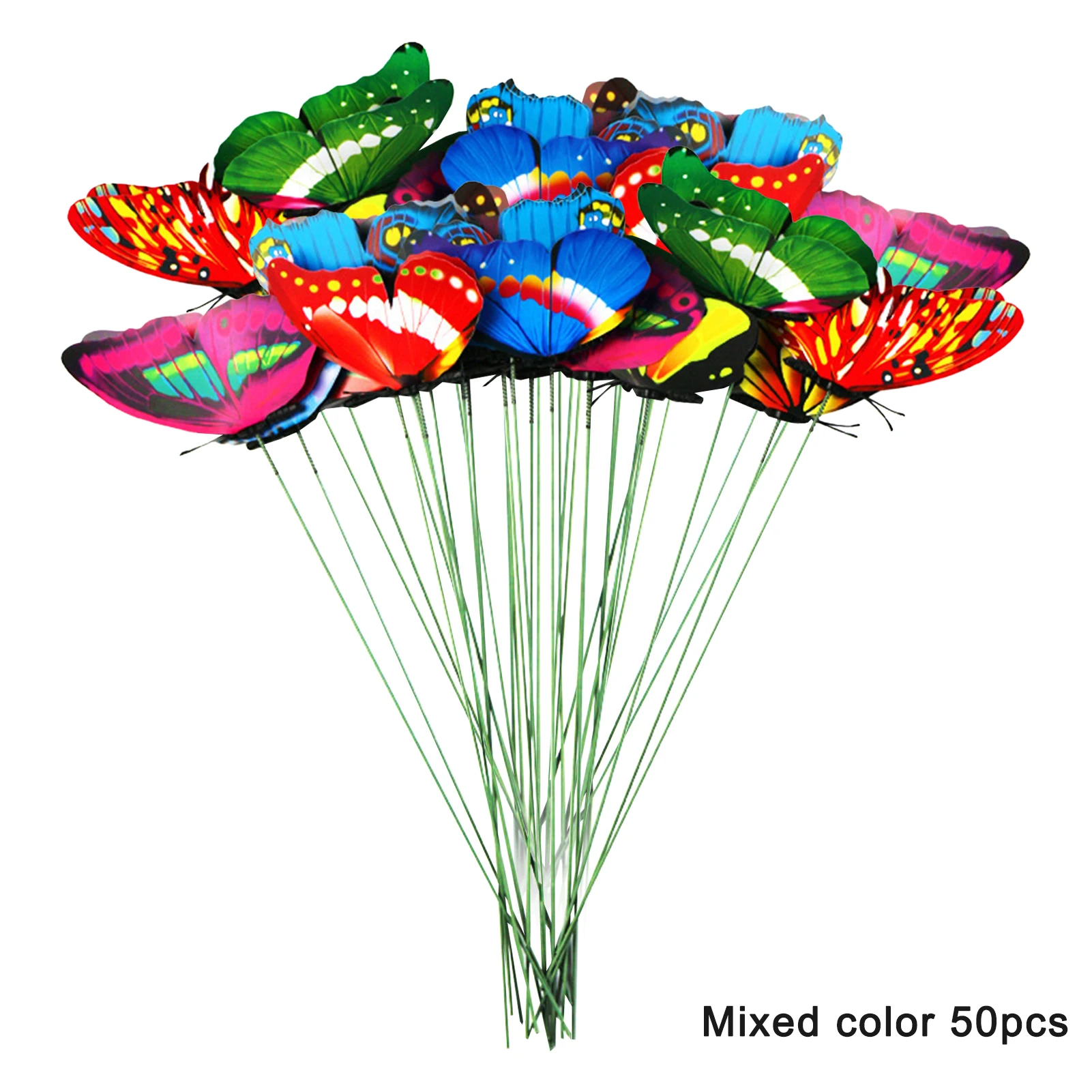 50pcs Garden PVC Accessories Single Layer Insert 3D Stereo Simulation Decoration Flying Animals Party Outdoor Yard Stake
50pcs Garden PVC Accessories Single Layer Insert 3D Stereo Simulation Decoration Flying Animals Party Outdoor Yard Stake