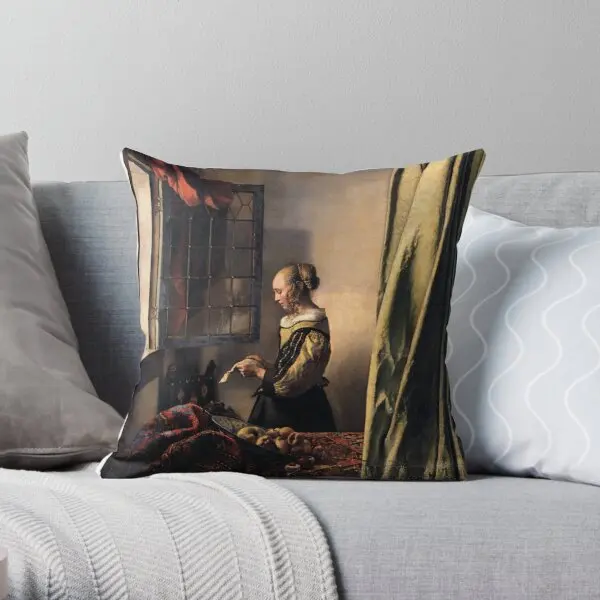 Girl Reading A Letter By An Open Window Printing Throw Pillow Cover Bed Bedroom Case Comfort Fashion Pillows not include
Girl Reading A Letter By An Open Window Printing Throw Pillow Cover Bed Bedroom Case Comfort Fashion Pillows not include