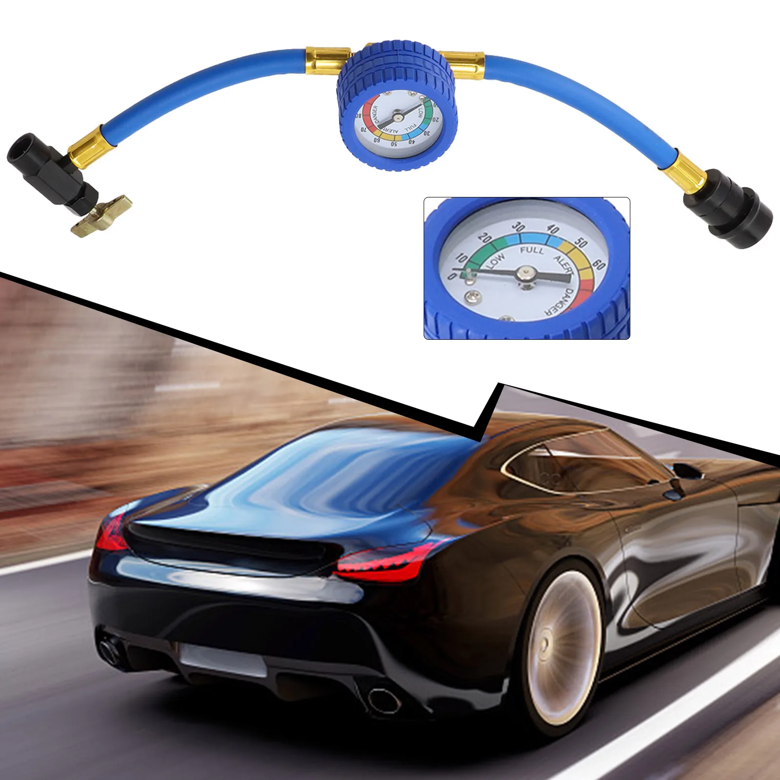 1/2 Thread Car R134-A Recharge A/C Charging Pipe Reliable Car Interior A/c Measuring Hose A/C Charging Pipe With Gauge 15CM
1/2 Thread Car R134-A Recharge A/C Charging Pipe Reliable Car Interior A/c Measuring Hose A/C Charging Pipe With Gauge 15CM