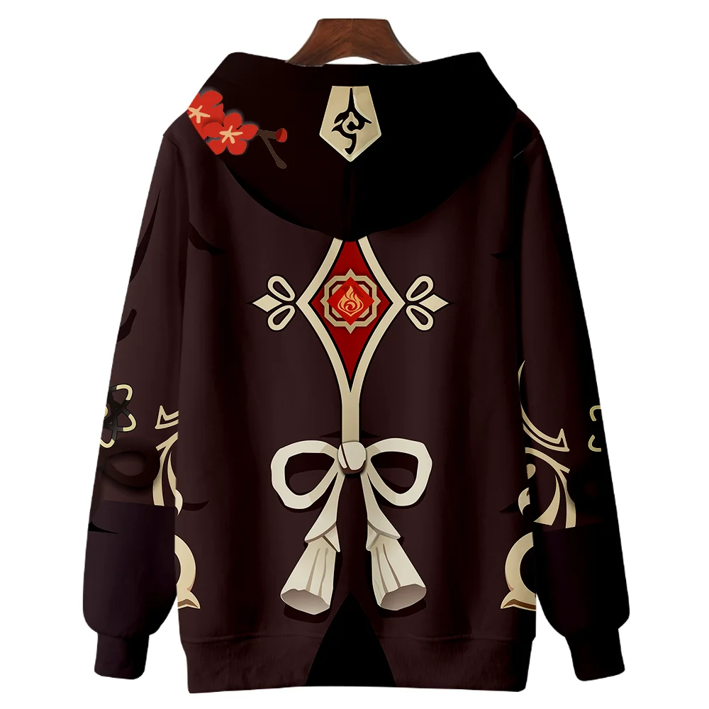 Genshin Impact Zip-up hoodie Hu Tao Cosplay 3D Sweatshirts Men Woman Hooded Casual Street Clothing Cartoon kids Pullovers
Genshin Impact Zip-up hoodie Hu Tao Cosplay 3D Sweatshirts Men Woman Hooded Casual Street Clothing Cartoon kids Pullovers
