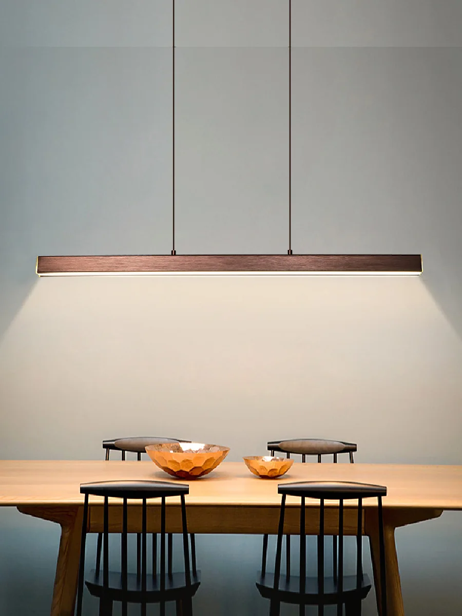 Nordic black restaurant lamp modern minimalist bar counter led strip 2021 ultra-thin light luxury lamp restaurant chandelier 
Nordic black restaurant lamp modern minimalist bar counter led strip 2021 ultra-thin light luxury lamp restaurant chandelier