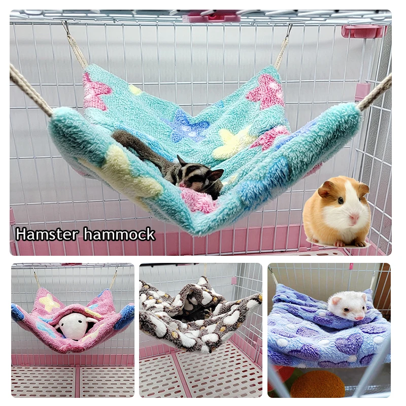 Winter Warm Cotton Hamster Hammock Birdhouse Small Pet Nest Hut Tent Bed Flannel Hamster Nest Sleeping Beds Plush Pet Supplies
Winter Warm Cotton Hamster Hammock Birdhouse Small Pet Nest Hut Tent Bed Flannel Hamster Nest Sleeping Beds Plush Pet Supplies