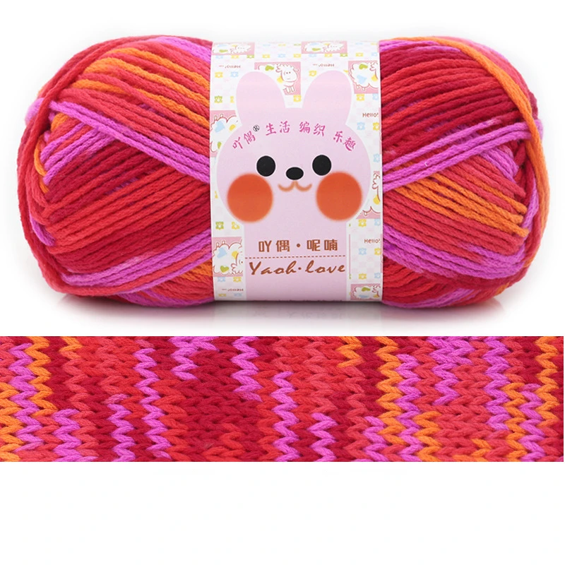 100g 6 Strands Section Dyed Milk Cotton Wool Ball Thick Yarn Scarf Hat Crochet Hand Diy Knitting Materials Children's Yarn
100g 6 Strands Section Dyed Milk Cotton Wool Ball Thick Yarn Scarf Hat Crochet Hand Diy Knitting Materials Children's Yarn