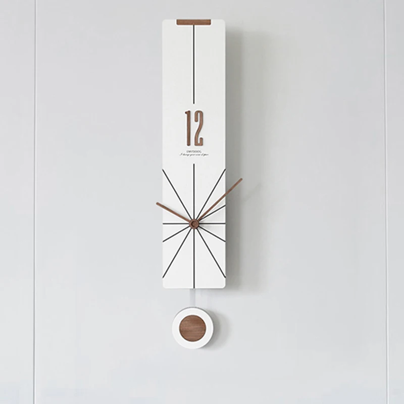 Nordic Modern Wall Clock Living Room Chic Wood Pendulum Bedroom Wall Watch Silent Black Simple Stylish Relojes Home Decoration
Nordic Modern Wall Clock Living Room Chic Wood Pendulum Bedroom Wall Watch Silent Black Simple Stylish Relojes Home Decoration