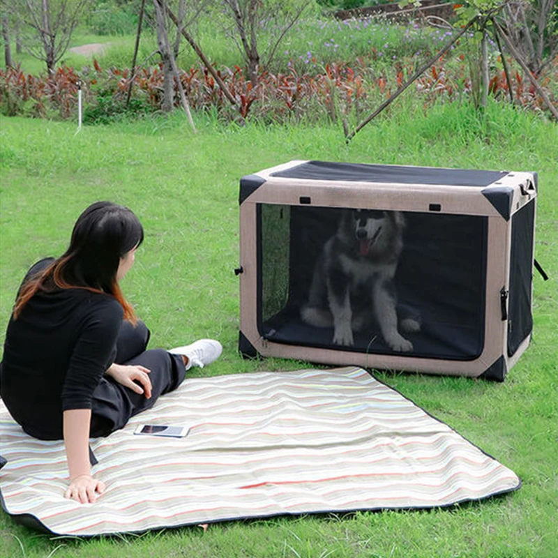 Folding Pet Carrier Bag Cage Portable Large Dog Cat Bag Breathable Oxford Cloth 96x67x67cm Car Camping Home Pet Supplies
Folding Pet Carrier Bag Cage Portable Large Dog Cat Bag Breathable Oxford Cloth 96x67x67cm Car Camping Home Pet Supplies