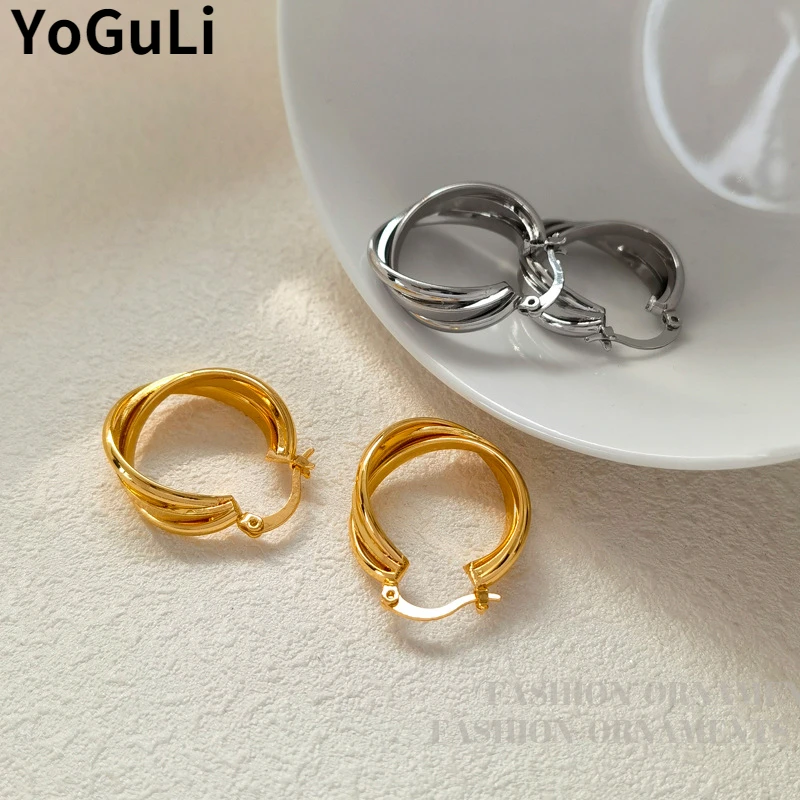Trendy Jewelry Multi Layer Geometric Hoop Earrings 2022 New Trend Simply Gold Color Silver Color For Women Party Gifts
Trendy Jewelry Multi Layer Geometric Hoop Earrings 2022 New Trend Simply Gold Color Silver Color For Women Party Gifts