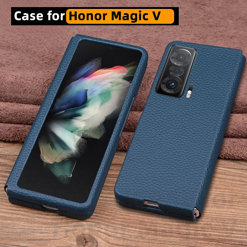 Case For Honor MagicV, Magic V Genuine Leather Phone Cover, First Layer Cowhide Luxury Phone Case
Case For Honor MagicV, Magic V Genuine Leather Phone Cover, First Layer Cowhide Luxury Phone Case