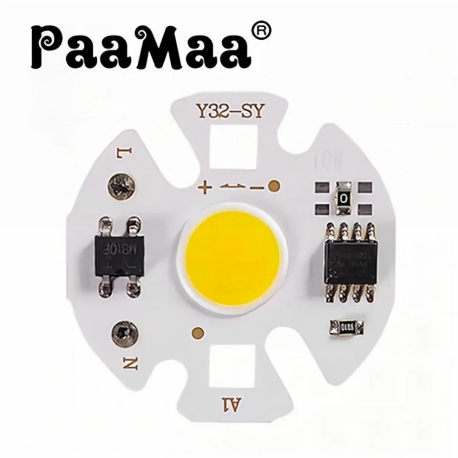 PaaMaa Y32 COB LED Chip Lamp Matrix AC 220V 3W 5W 7W 9W 12W For Floodlight Spotlight No Need Drive Projector Light Bulb Beads
PaaMaa Y32 COB LED Chip Lamp Matrix AC 220V 3W 5W 7W 9W 12W For Floodlight Spotlight No Need Drive Projector Light Bulb Beads