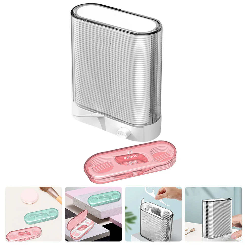 Floss Picks Dispenser Holder Teeth Automatic Flosses Box Flossers Pick Flosser Disposable Travel Portable Case Flossing Stick
Floss Picks Dispenser Holder Teeth Automatic Flosses Box Flossers Pick Flosser Disposable Travel Portable Case Flossing Stick