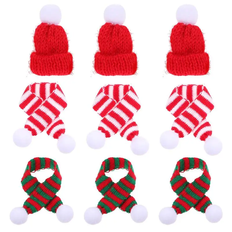 12Pcs Knitted Decorations Mini Xmas Hats and Scarves Wine Bottle Decors for Decor Bottle
12Pcs Knitted Decorations Mini Xmas Hats and Scarves Wine Bottle Decors for Decor Bottle