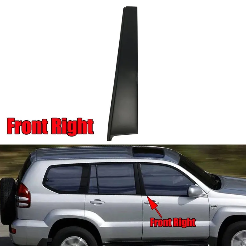 Молдинг на окно двери автомобиля, передняя дверь, задняя рамка для TOYOTA Land Cruiser Prado 120 2003 2004 2005 2006 2007-2009 
Молдинг на окно двери автомобиля, передняя дверь, задняя рамка для TOYOTA Land Cruiser Prado 120 2003 2004 2005 2006 2007-2009