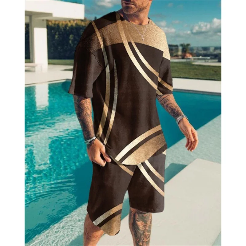 Men's Oversited Tshirt and short, Casual, Beach Style, European and American Trendy, 3D Digital Printing Texture, Summer New 202
Men's Oversited Tshirt and short, Casual, Beach Style, European and American Trendy, 3D Digital Printing Texture, Summer New 202