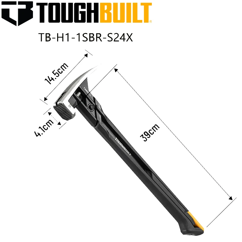 TOUGHBUILT TB-H1-1SBR-S20X/S24X ударопрочный стальной молоток с резиновой ручкой, магнитный гвоздезабивной молоток, ручные инструменты
TOUGHBUILT TB-H1-1SBR-S20X/S24X ударопрочный стальной молоток с резиновой ручкой, магнитный гвоздезабивной молоток, ручные инструменты