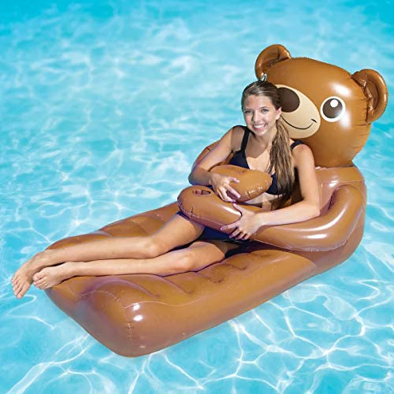 Giant Inflatable Bear Cute Bed Recliner Lounge Portable Folding Sofa with Cupholder for Outdoor Indoor Swimming Pool Floaties
Giant Inflatable Bear Cute Bed Recliner Lounge Portable Folding Sofa with Cupholder for Outdoor Indoor Swimming Pool Floaties