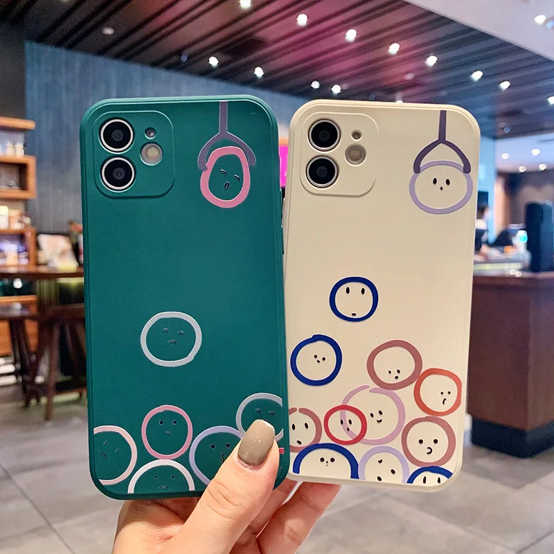 Couple Phiz Phone Case For iPhone 11 12 13 Pro Max 12 13 Mini X XR XS Max 7 8 Plus 6S 6 Plus SE 2020 White Protective Case Soft
Couple Phiz Phone Case For iPhone 11 12 13 Pro Max 12 13 Mini X XR XS Max 7 8 Plus 6S 6 Plus SE 2020 White Protective Case Soft