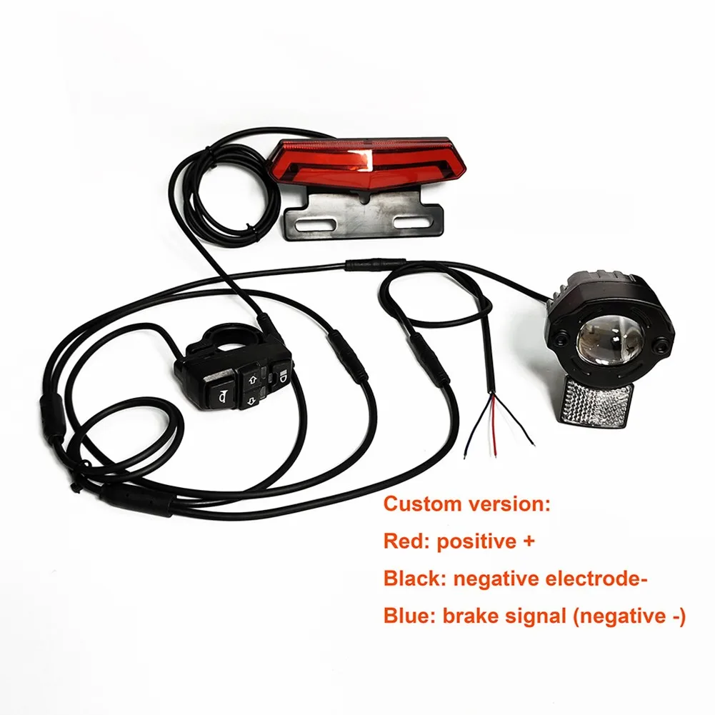 Front Wheel Light Electric Bicycle Waterproof Line Light Set Wiring 6/8 Pins 132*65*40mm 24-80V 35000 Hours High Power
Front Wheel Light Electric Bicycle Waterproof Line Light Set Wiring 6/8 Pins 132*65*40mm 24-80V 35000 Hours High Power