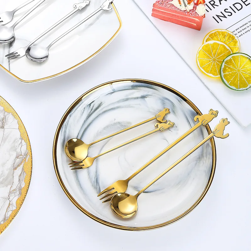 304 Stainless Steel Coffee Scoop Creative Dessert Ice Cream Scoop Cartoon Fruit Fork Cute Stirring Spoon Ice Cream Scoop
304 Stainless Steel Coffee Scoop Creative Dessert Ice Cream Scoop Cartoon Fruit Fork Cute Stirring Spoon Ice Cream Scoop