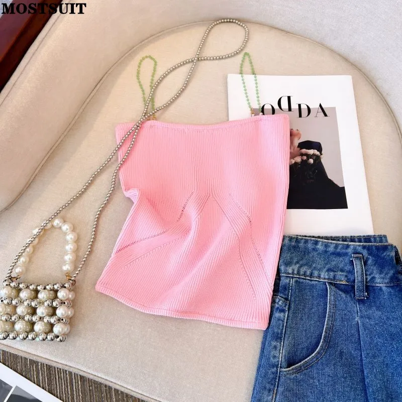 Beaded Slim Knitted Sweater Vest Women Crop Tops 2023 Summer Sleeveless Sexy Streetwear Sweet Solid Ladies Knitwear Jumpers
Beaded Slim Knitted Sweater Vest Women Crop Tops 2023 Summer Sleeveless Sexy Streetwear Sweet Solid Ladies Knitwear Jumpers