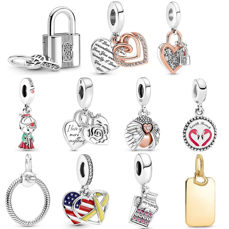 South Beach Flamingo Entwined Hearts Limited Edition Club Pendant 925 Sterling Silver Charm Fit Pandora Bracelet Diy Jewelry
South Beach Flamingo Entwined Hearts Limited Edition Club Pendant 925 Sterling Silver Charm Fit Pandora Bracelet Diy Jewelry