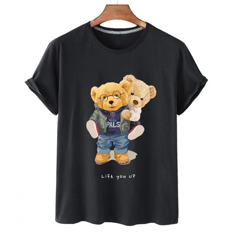 2022 new fashion 100% cotton soft bear print women's leisure summer half sleeve T-shirt with short sleeves T-shirt S - 4 + size
2022 new fashion 100% cotton soft bear print women's leisure summer half sleeve T-shirt with short sleeves T-shirt S - 4 + size