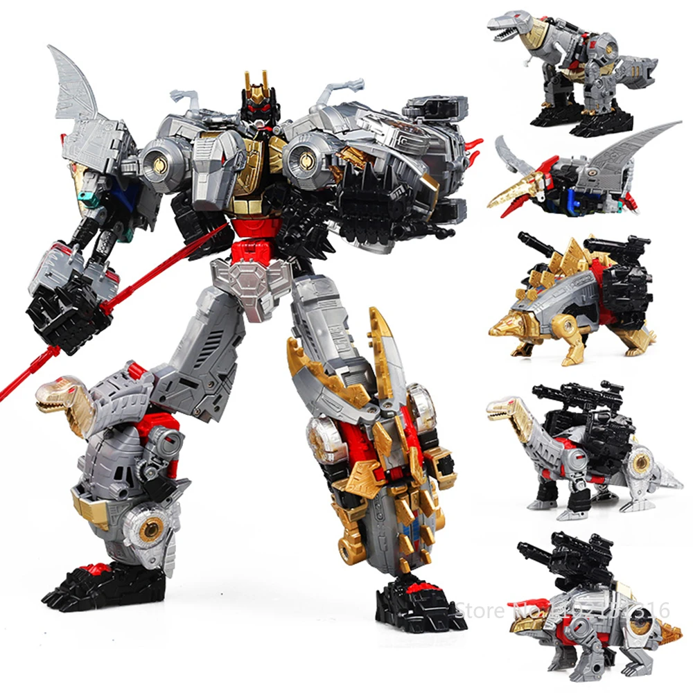 BMB Transformation G1 Dinoking 5IN1 Dinobot Dinosaur Grimlock Slag Sludge Snarl Swoop Slash Oversize Alloy Action Figure Toys
BMB Transformation G1 Dinoking 5IN1 Dinobot Dinosaur Grimlock Slag Sludge Snarl Swoop Slash Oversize Alloy Action Figure Toys