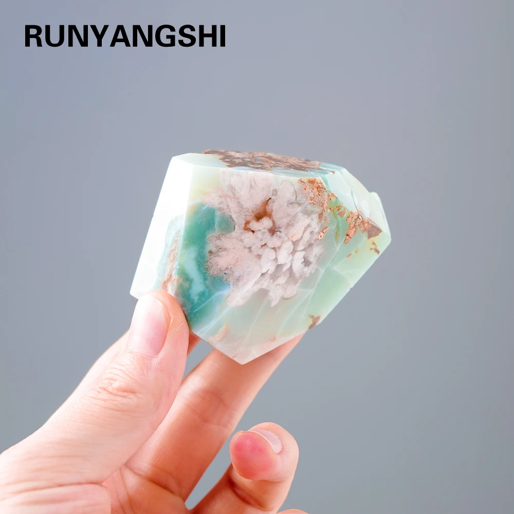 1pc Natural Green Flower Agate Geometric Gem Raw Quartz Ornament Energy Crystal Rare Stone Decoration
1pc Natural Green Flower Agate Geometric Gem Raw Quartz Ornament Energy Crystal Rare Stone Decoration