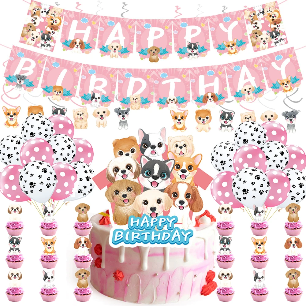 Dog Themed Party Supplies Cute Puppy Pet Birthday Decor Paw Print Balloons Cake Topper Cupcake for Adopt a Puppy Baby Shower
Dog Themed Party Supplies Cute Puppy Pet Birthday Decor Paw Print Balloons Cake Topper Cupcake for Adopt a Puppy Baby Shower