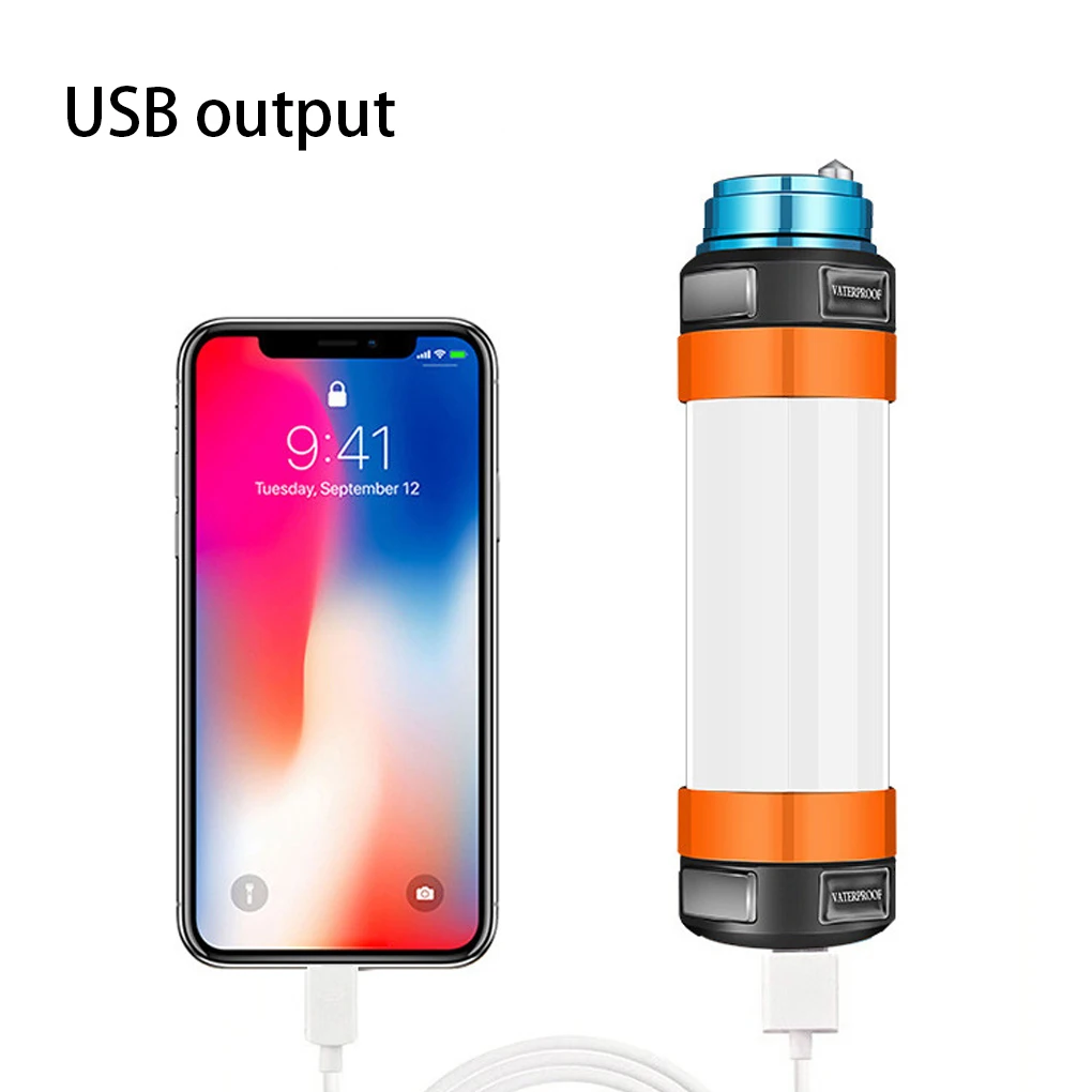 ABS Flashlight Portable Handheld IPX8 Waterproof Battery Powered USB Interface 6 Gear Replacement Electric Torch T15
ABS Flashlight Portable Handheld IPX8 Waterproof Battery Powered USB Interface 6 Gear Replacement Electric Torch T15