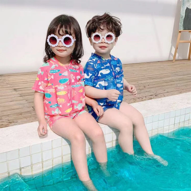 2022 New Design Kids Baby Buoyant One Piece Swimsuit Float Foam Girls Boys Swimwear Pink Blue Unisex Beach Swimming Pool Wear
2022 New Design Kids Baby Buoyant One Piece Swimsuit Float Foam Girls Boys Swimwear Pink Blue Unisex Beach Swimming Pool Wear