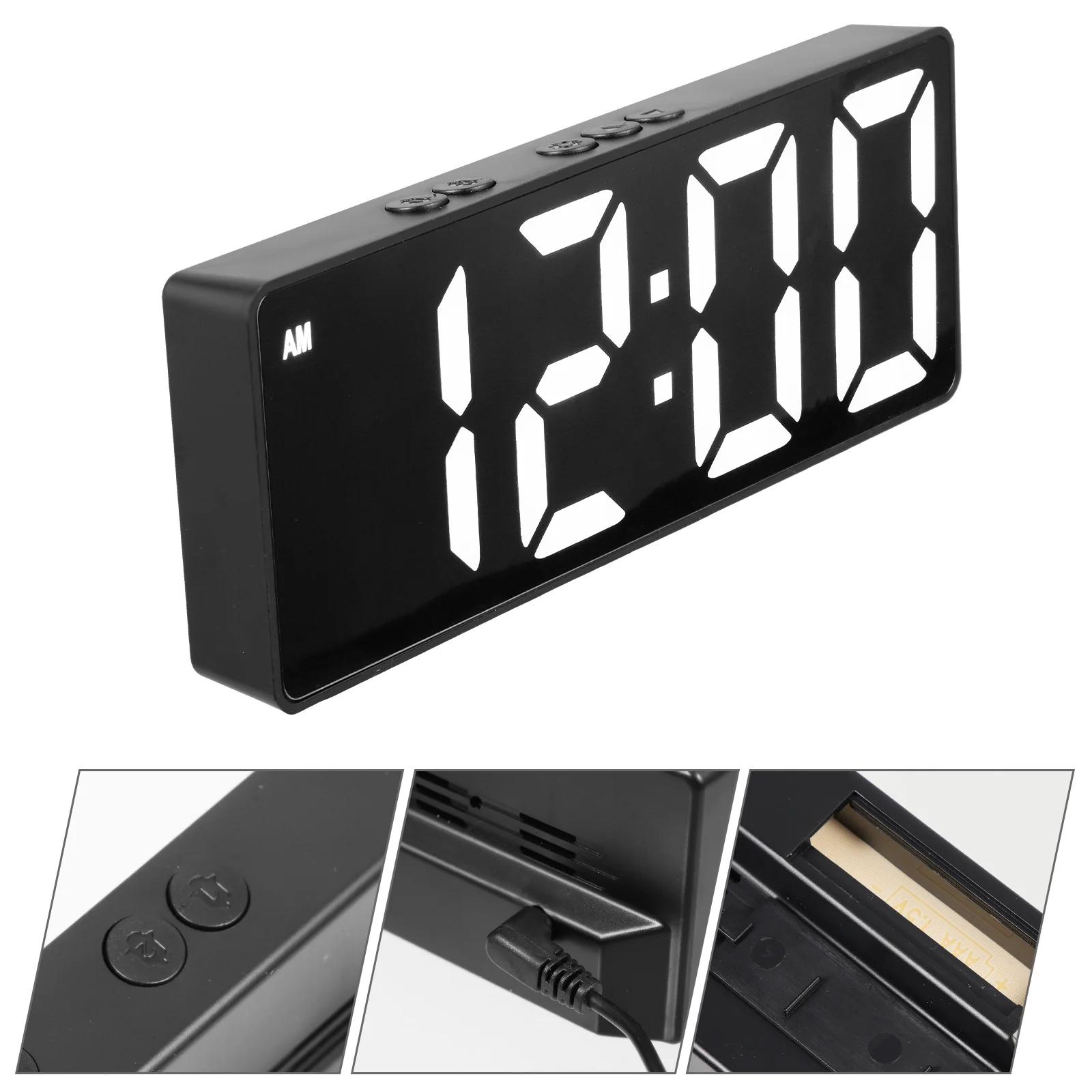 Smart Alarm Clock Electric Simple Large Screen Gift Homer Decor Car Accessories Temperature Display Digital Clocks Bedroom
Smart Alarm Clock Electric Simple Large Screen Gift Homer Decor Car Accessories Temperature Display Digital Clocks Bedroom