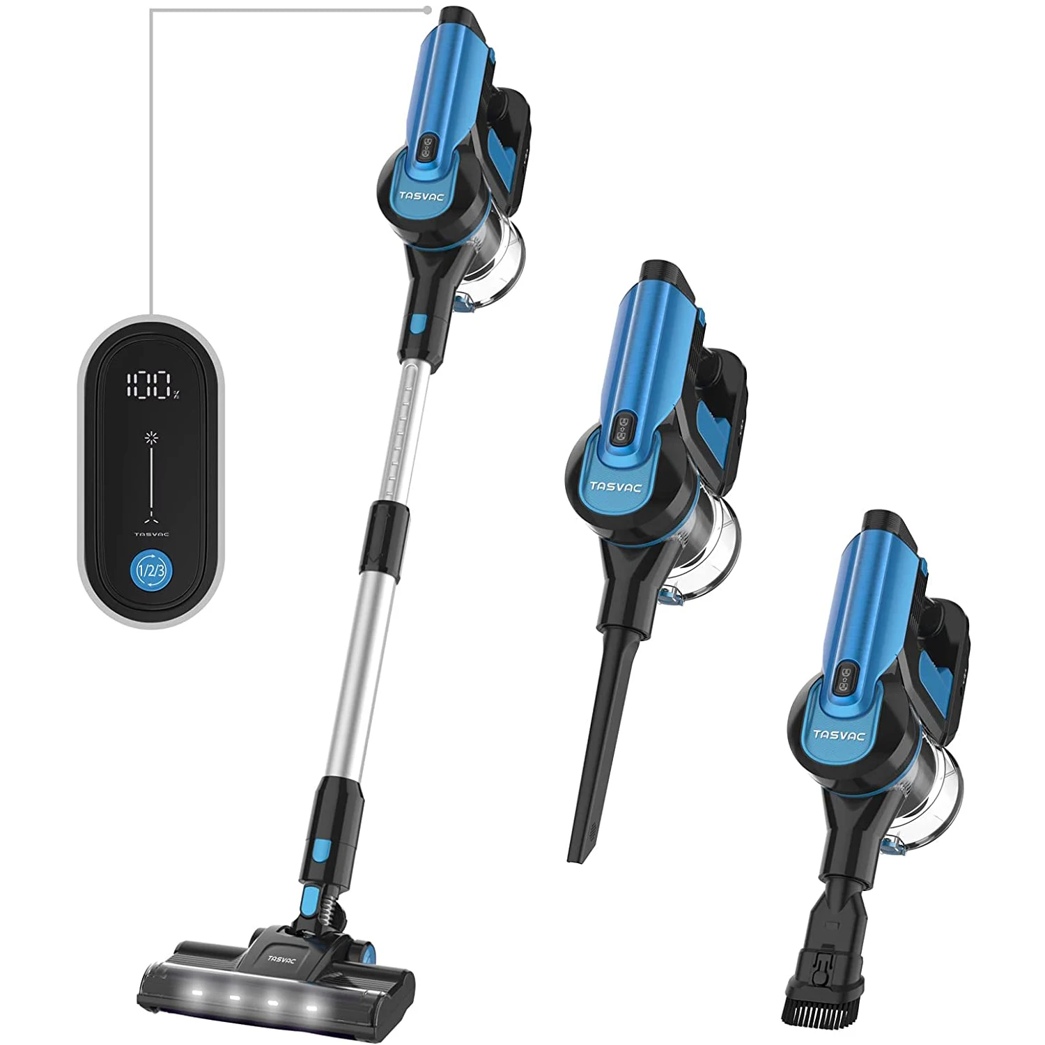 Wireless Vacuum Cleaner Smart LED Display 23Kpa Powerful Suction 50 Mins Working Time Multiple Use Modes for Hard Floor Pet Hair
Wireless Vacuum Cleaner Smart LED Display 23Kpa Powerful Suction 50 Mins Working Time Multiple Use Modes for Hard Floor Pet Hair