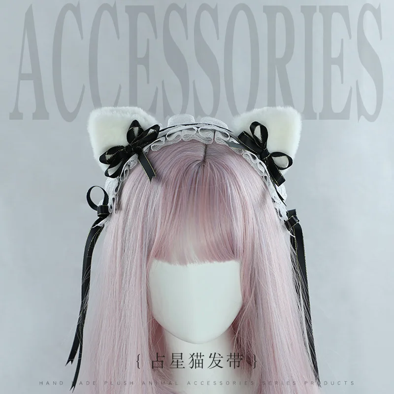 Lolita Cat Ears Headband Kawaii Fox Ears Headdress Hair Accessories JK Girl Plush Fox Ear Headwear Halloween Cosplay Hairpin
Lolita Cat Ears Headband Kawaii Fox Ears Headdress Hair Accessories JK Girl Plush Fox Ear Headwear Halloween Cosplay Hairpin