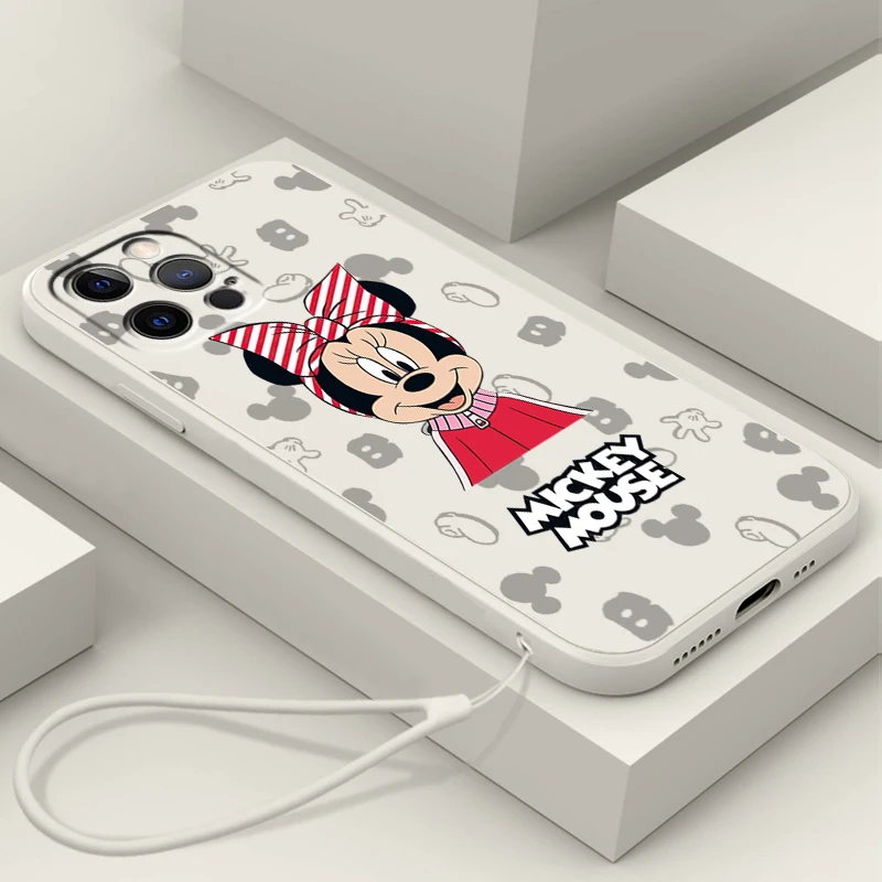 Cartoon Mickey Minnie Mouse Liquid Rope Cover Phone Case For Apple iPhone 14 13 12 Mini 11 XS Pro Max X XR Plus SE 2020 Funda
Cartoon Mickey Minnie Mouse Liquid Rope Cover Phone Case For Apple iPhone 14 13 12 Mini 11 XS Pro Max X XR Plus SE 2020 Funda