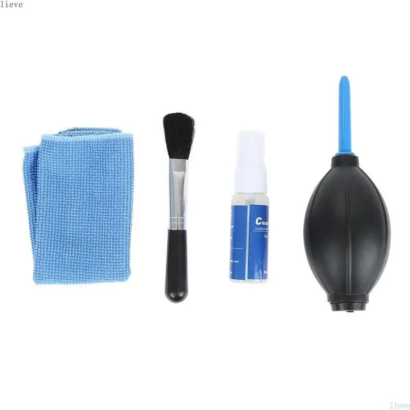 4 IN 1 Camera Cleaning Kit Suit Dust Cleaner Brush Air Blower Wipes Clean Cloth Kit For Canon For Nikon Camcorder Laptops, Etc.
4 IN 1 Camera Cleaning Kit Suit Dust Cleaner Brush Air Blower Wipes Clean Cloth Kit For Canon For Nikon Camcorder Laptops, Etc.