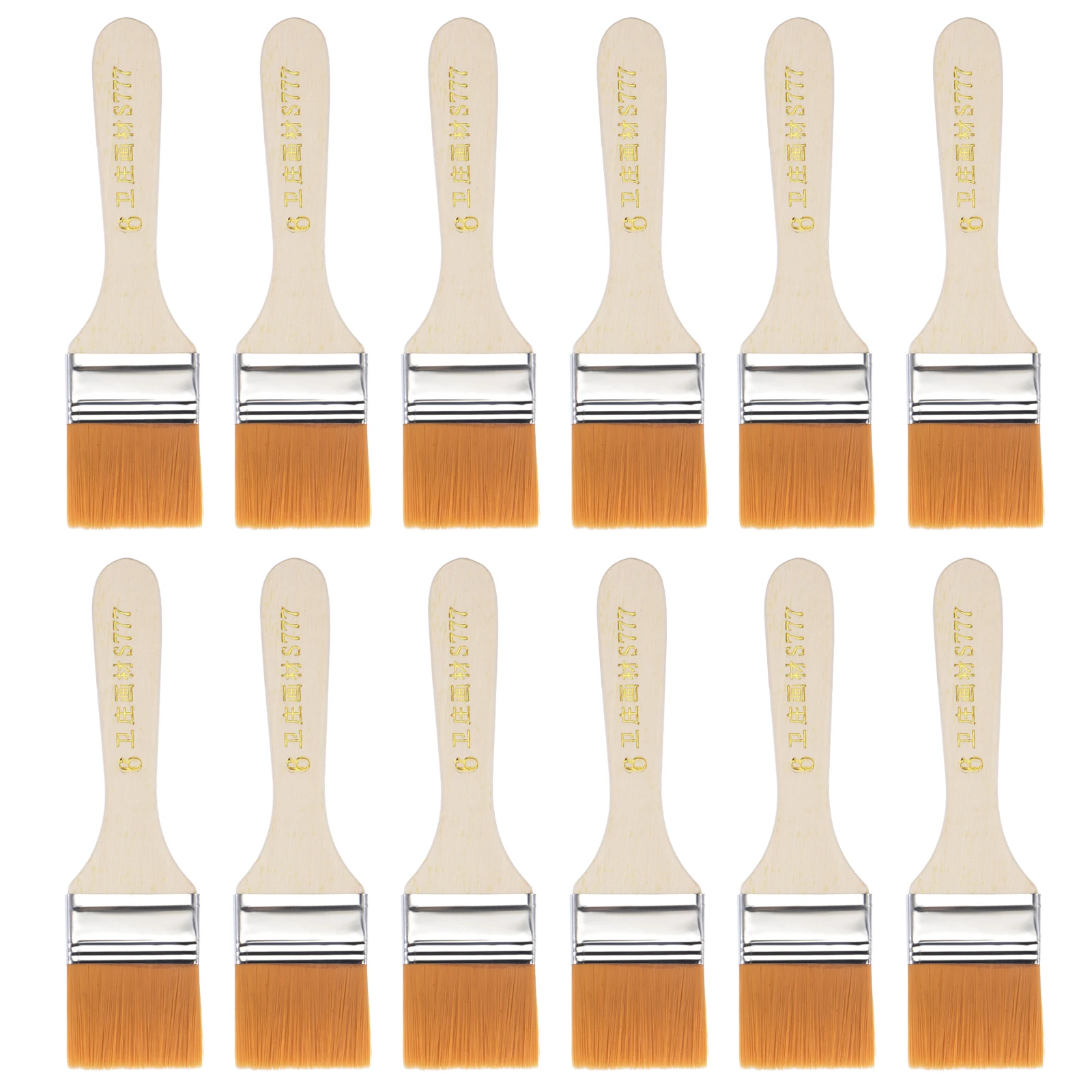 Uxcell 6" Paint Brush 1.6" Width Soft Nylon Bristle with Wood Handle for Wall, Cabinets, Fences Yellow 12 Pcs
Uxcell 6" Paint Brush 1.6" Width Soft Nylon Bristle with Wood Handle for Wall, Cabinets, Fences Yellow 12 Pcs