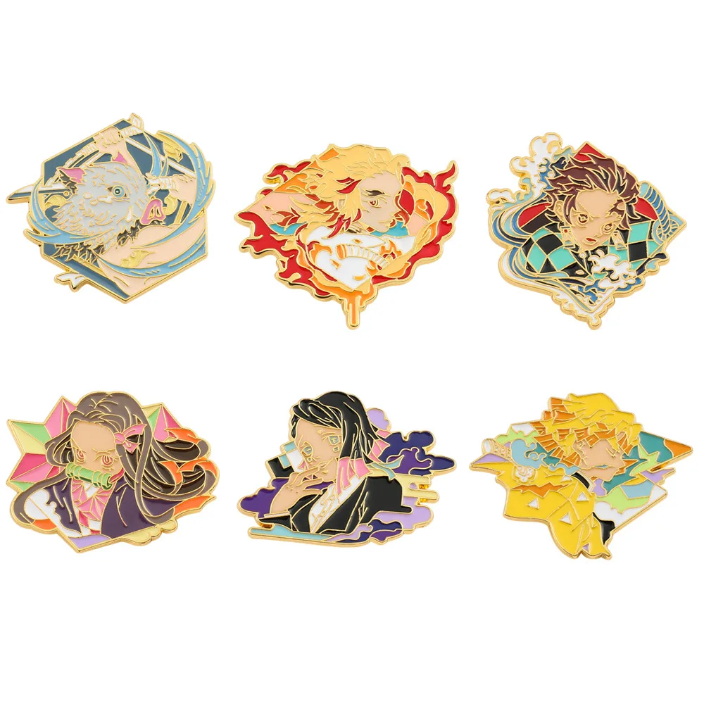 Demon Slayer Kamado Tanjirou Anime Lapel Pins Backpack Jeans Enamel Brooch Pin Women Fashion Jewelry Gifts Cartoon Badges
Demon Slayer Kamado Tanjirou Anime Lapel Pins Backpack Jeans Enamel Brooch Pin Women Fashion Jewelry Gifts Cartoon Badges