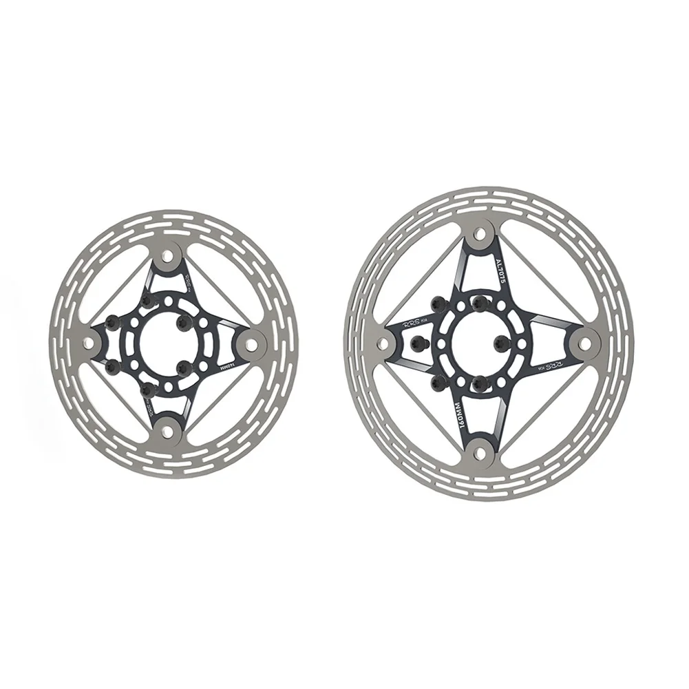 Bicycle Floating Hollowout Disc Brake Rotor 6 Bolt 140/160mm Heat Dissipation Aluminum Alloy + Stainless Steel Bike Accessories
Bicycle Floating Hollowout Disc Brake Rotor 6 Bolt 140/160mm Heat Dissipation Aluminum Alloy + Stainless Steel Bike Accessories