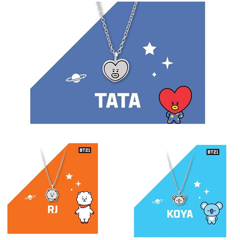 Kpop Bt21 Anime Necklace Cartoon Kawaii Love Puppy Titanium Steel Sweater Pendant Chain Personality All-Match Jewelry Girls Gift
Kpop Bt21 Anime Necklace Cartoon Kawaii Love Puppy Titanium Steel Sweater Pendant Chain Personality All-Match Jewelry Girls Gift