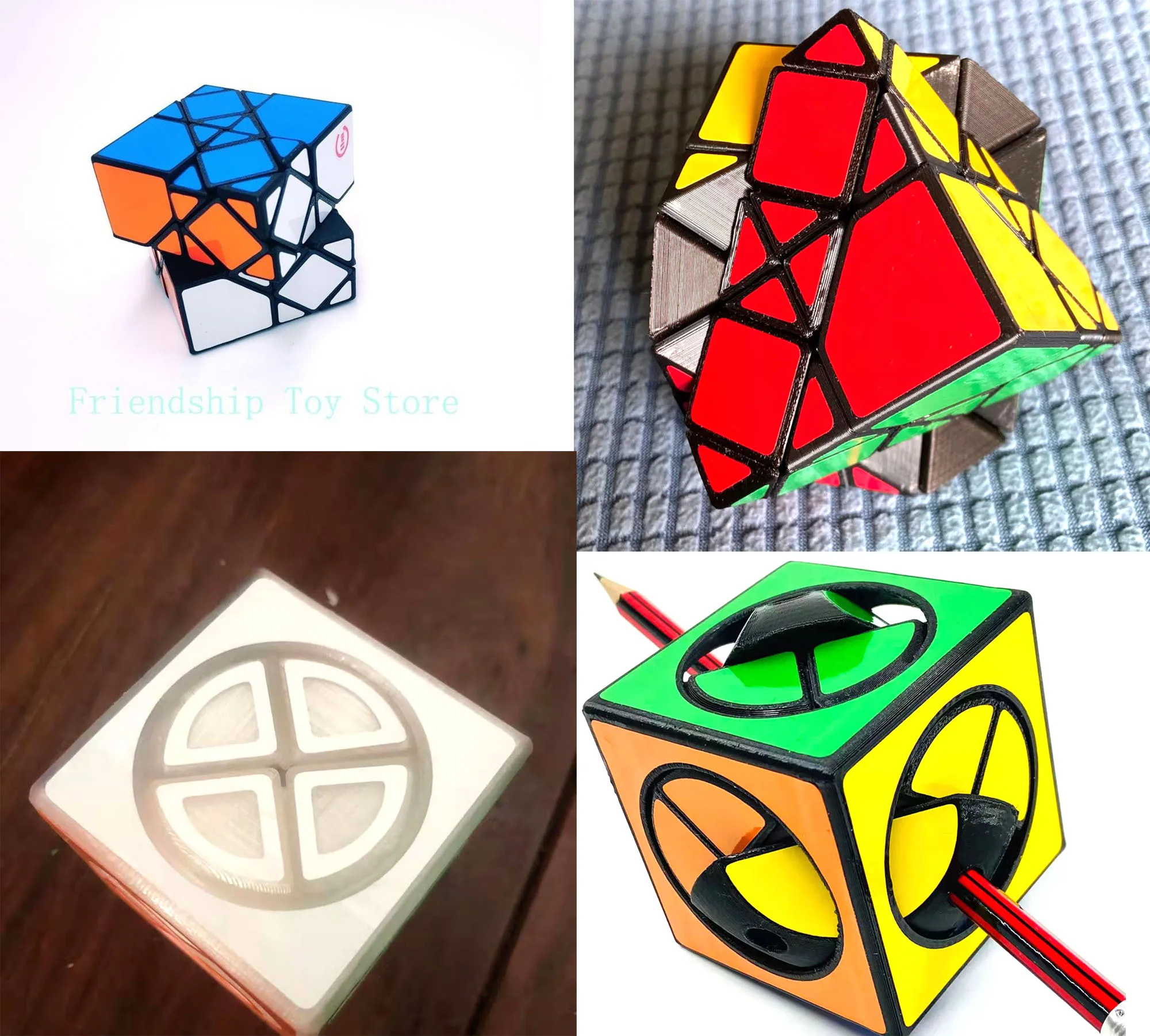 Fangshi Hyper V Black 2x2x2 + Offset Skewb Plus Mechanism Hollow XO 3D Printing Funs Magic Cube Puzzle Toy Gift Free Shipping
Fangshi Hyper V Black 2x2x2 + Offset Skewb Plus Mechanism Hollow XO 3D Printing Funs Magic Cube Puzzle Toy Gift Free Shipping