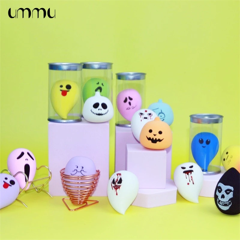 Cosmetic Puff Ghost Makeup Sponge 19 Styles Beauty Blender Foundation Ghost Halloween Birthday Party Colorful Face Makeup Tool
Cosmetic Puff Ghost Makeup Sponge 19 Styles Beauty Blender Foundation Ghost Halloween Birthday Party Colorful Face Makeup Tool