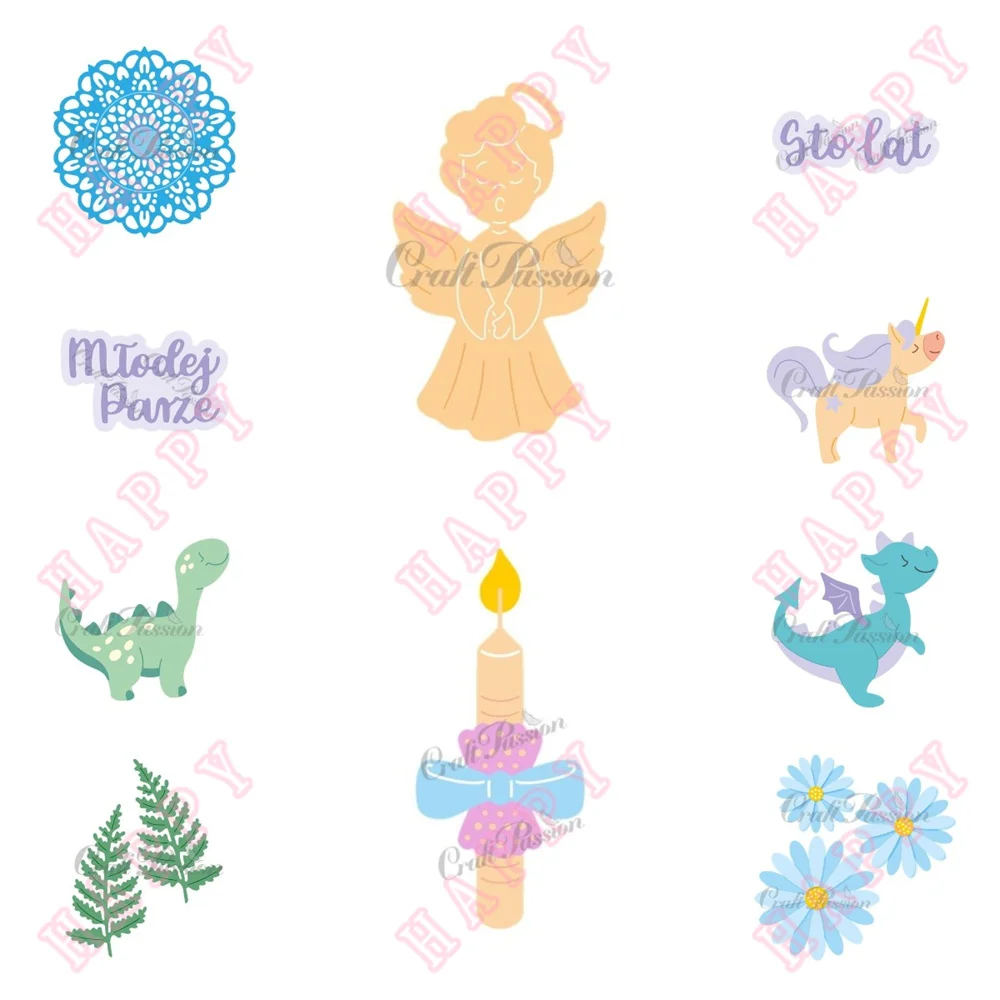 Metal Cutting Dies Daisies Leaves Baby Dragon Angel DIY Scrapbook Envelope Diary Paper Cards Decorative Craft Embossing Template
Metal Cutting Dies Daisies Leaves Baby Dragon Angel DIY Scrapbook Envelope Diary Paper Cards Decorative Craft Embossing Template