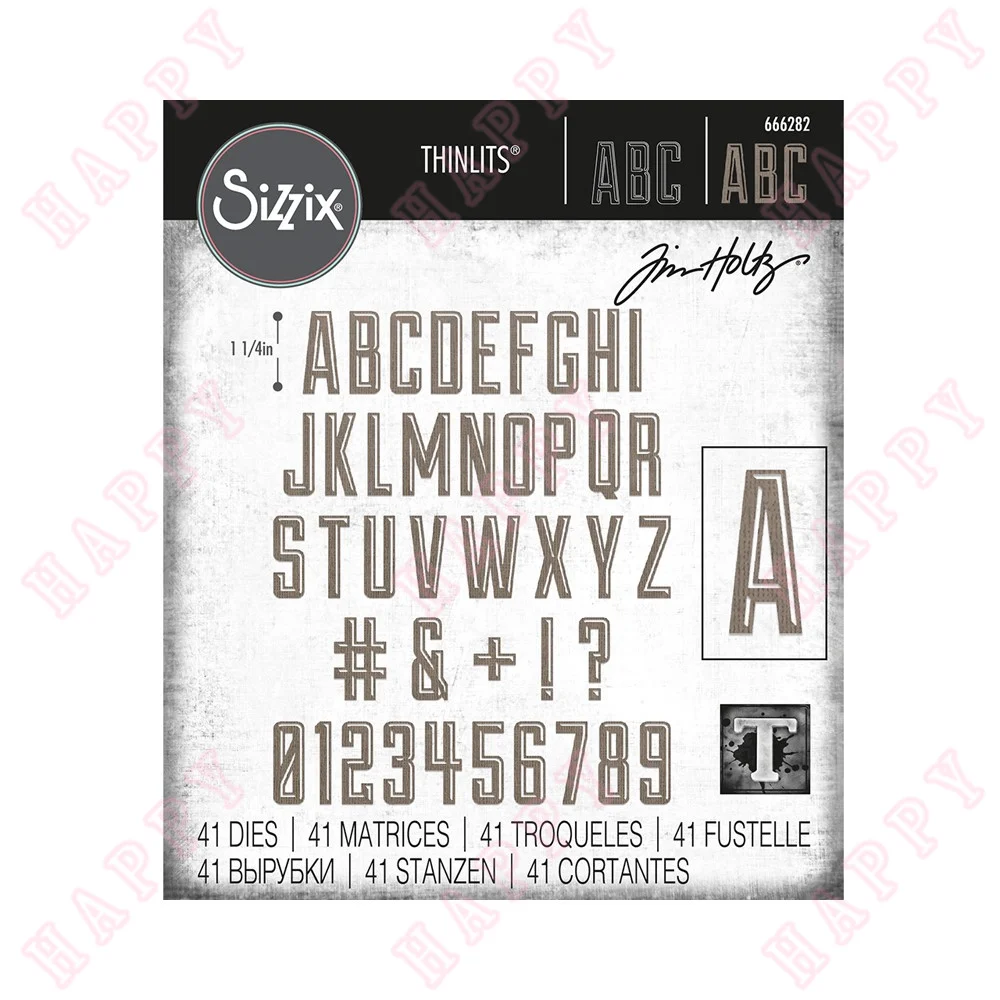 New Metal Cutting Dies Alphanumeric Emporium Decoration For DIY Scrapbooking Diary Album Paper Template Card Embossing Handcraft
New Metal Cutting Dies Alphanumeric Emporium Decoration For DIY Scrapbooking Diary Album Paper Template Card Embossing Handcraft