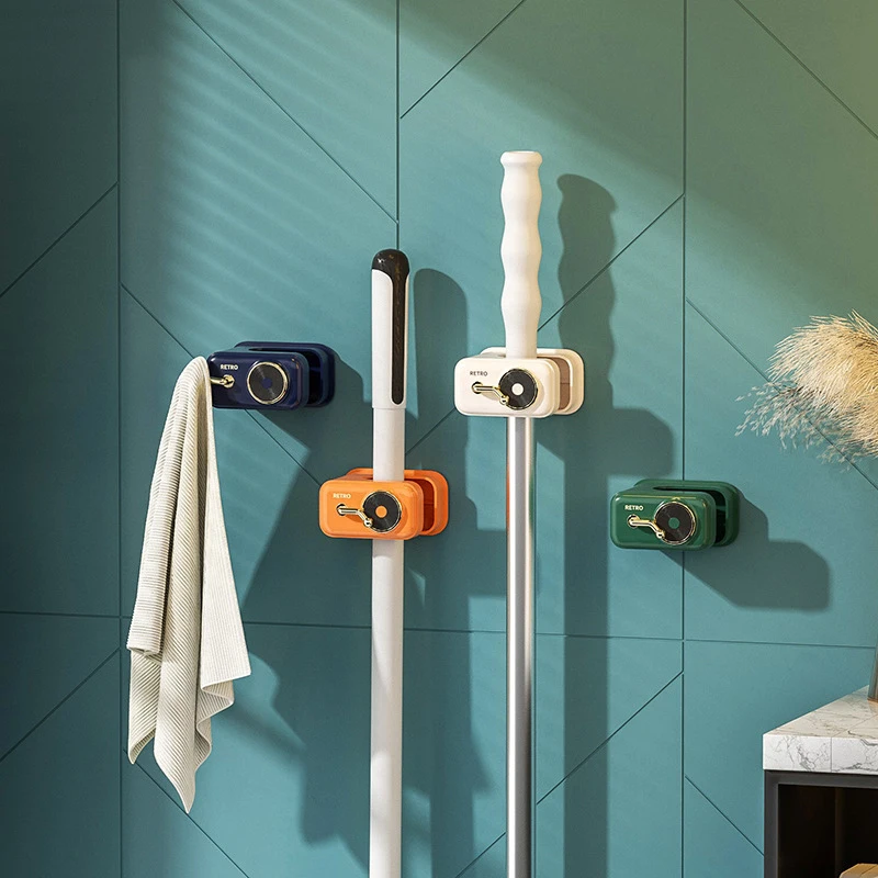 Retro Radio Shape Mop Holder Wall Mounted Mop Clip Hook Hanging Rack Bathroom Adhesive Mops Organizer Kitchen Brush Broom Hanger
Retro Radio Shape Mop Holder Wall Mounted Mop Clip Hook Hanging Rack Bathroom Adhesive Mops Organizer Kitchen Brush Broom Hanger