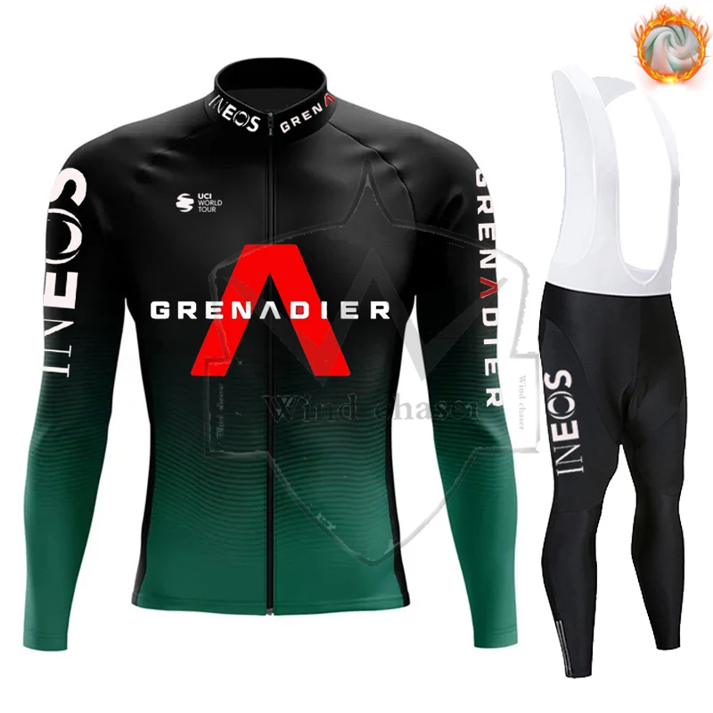 Men Winter Thermal Fleece Cycling Jersey Set Bike Cycling Suit Mountian Bicycle Cycling Clothing Ropa Ciclismo Ineos Grenadier
Men Winter Thermal Fleece Cycling Jersey Set Bike Cycling Suit Mountian Bicycle Cycling Clothing Ropa Ciclismo Ineos Grenadier
