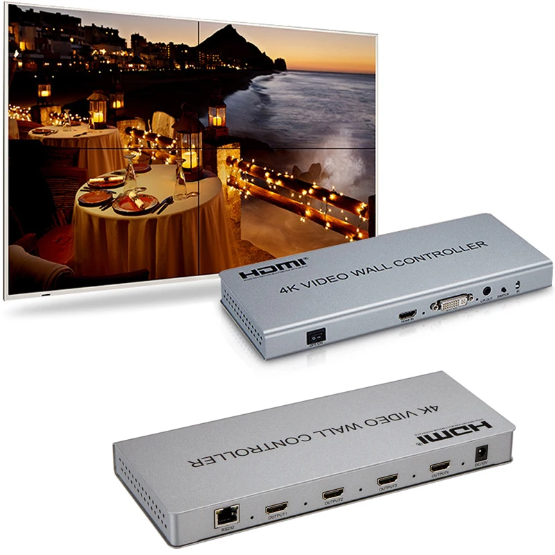4k 2x2 Video Wall Processor TV Wall Controller 1x2 1x3 1x4 vs 1080p HDMI Splicer Multi Screen Splicing Flip Bezel Compensation
4k 2x2 Video Wall Processor TV Wall Controller 1x2 1x3 1x4 vs 1080p HDMI Splicer Multi Screen Splicing Flip Bezel Compensation