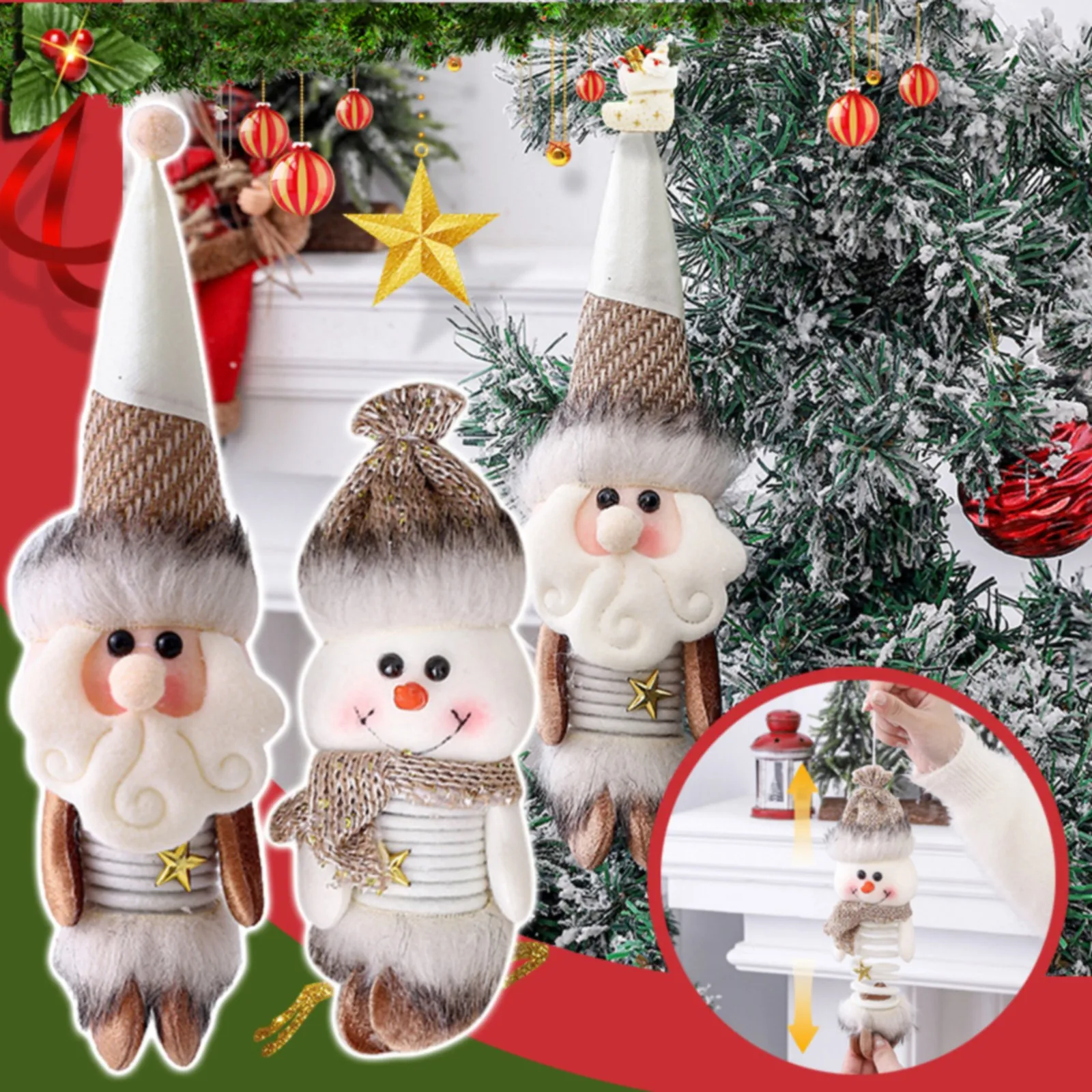 Украшения для рождественской елки, кукольные украшения, маленькие подвески могут быть расширены, недорогой домашний декор, Рождество
Украшения для рождественской елки, кукольные украшения, маленькие подвески могут быть расширены, недорогой домашний декор, Рождество